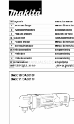 Makita DA3011F Manual de instrucciones