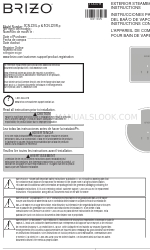 Brizo 8CN-220L Series Руководство по эксплуатации