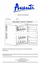 Avanti WCP13IS Інструкція з експлуатації