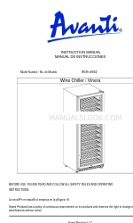 Avanti WCR1496SZ Інструкція з експлуатації