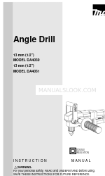 Makita DA4031 Manual de instrucciones