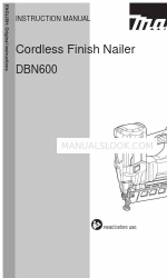 Makita DBN600 Manuale di istruzioni