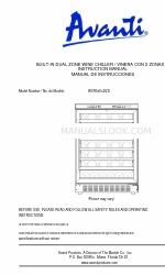 Avanti WCR5405DZD 取扱説明書