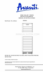 Avanti WCR684C Інструкція з експлуатації