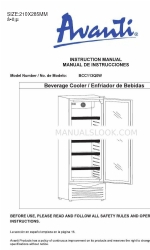 Avanti BCC113Q0W Manual de instrucciones