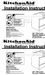 KitchenAid KESC300BAL1 Installation Instructions Manual