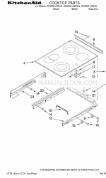 KitchenAid KESK901SSS04 Lista de piezas