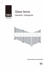 2M2 FENCE Glass fence Handmatig