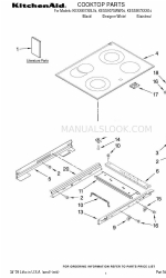 KitchenAid KESS907SBL04 Lista de peças