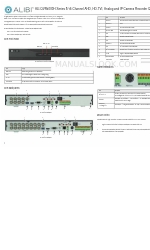 ALIBI ALI-QVR4008H Series Manuale di configurazione rapida