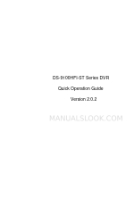 HIKVISION DS-9108HFI-ST series Manuale di funzionamento rapido