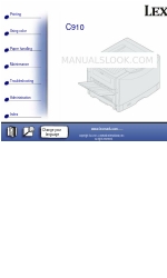 Lexmark 12N0003 - C 910 Color Laser Printer Dépannage