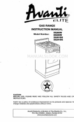 Avanti DG201BS Instruction Manual