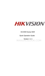 HIKVISION DS-9500 Series NVR Quick Operation Manual