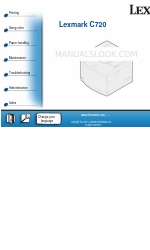 Lexmark 15W0003 - C 720 Color Laser Printer Pemecahan masalah