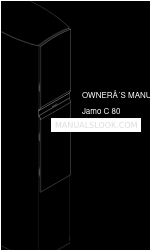 JAMO C 80 CEN Owner's Manual