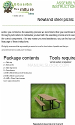 Garden Furniture Direct Newland SRTPB Instructions de montage