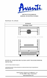 Avanti BCA5448 Manual de instruções