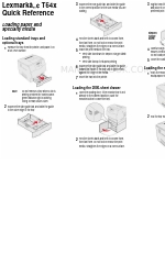 Lexmark 20G0130 - T 640dn B/W Laser Printer Chargement du bac à papier