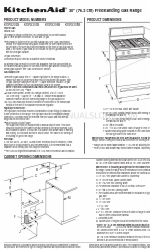 KitchenAid KGRS202B Руководство по измерению