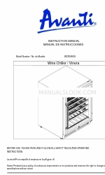 Avanti WCR506SS Руководство по эксплуатации
