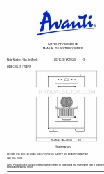 Avanti WCT6C4S Manual de instruções