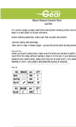 Garden Gear G4789 Manual