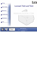 Lexmark 20T3600 - T 620 B/W Laser Printer Content Navigation