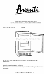 Avanti IM15SS Instruction Manual