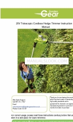 Garden Gear G1167 Manuale di istruzioni