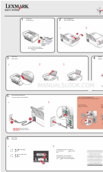 Lexmark 22N0057 - X 5450 Color Inkjet Quick Start Manual