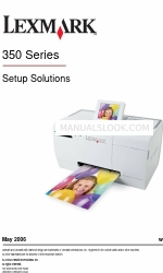 Lexmark 22W0000 - P 350 Color Inkjet Printer 매뉴얼