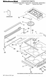 KitchenAid KGRT607HBL5 Перелік деталей