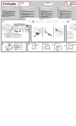 Lexmark 23C0000 - P 450 Color Inkjet Printer Instructions d'installation