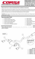 Corsa 14864 Руководство по установке