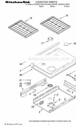 KitchenAid KGSK901SBL00 Перелік деталей