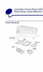 Lexmark 2400 Skrócona instrukcja obsługi