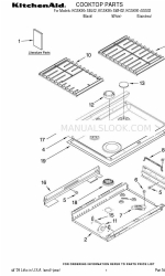 KitchenAid KGSK901SBL02 Перелік деталей