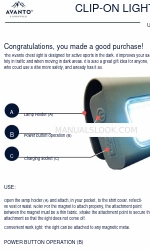 AVANTO CLIP-ON LIGHT PRO User Manual