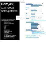 Lexmark 2480 - Forms Printer B/W Dot-matrix スタートマニュアル