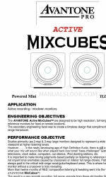 Avantone Pro Active MixCube Manuale