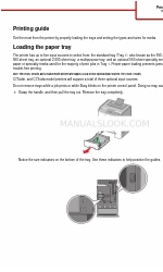 Lexmark 25A0450 - C 736N Color Laser Printer 인쇄 매뉴얼