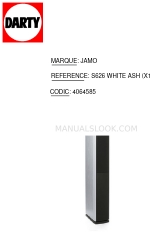 JAMO Studio 500 Series Petunjuk Manual