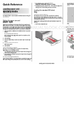 Lexmark 260d - E B/W Laser Printer クイック・リファレンス