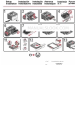 Lexmark 260d - E B/W Laser Printer セットアップシート