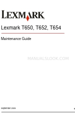 Lexmark 30G0310 - T 654n B/W Laser Printer メンテナンス・マニュアル