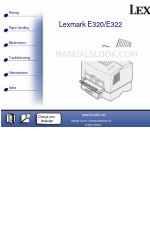 Lexmark 322n - E B/W Laser Printer 문제 해결