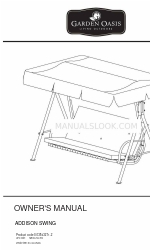 Garden Oasis ADDISON SWING SC-160-2NGS Instrukcja obsługi