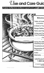 KitchenAid YKERC600 Use And Care Manual