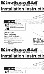 KitchenAid YKERC607HB5 Instructions d'installation